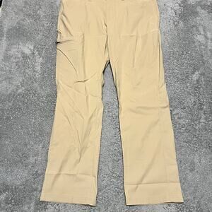 Eddie Bauer Pants Mens 38 x32 Rainer Tech Performance Hiking Tan Nylon